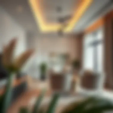 Chic Interior of Affordable Dubai Apartment Modern affordable apartment interior showcasing stylish design