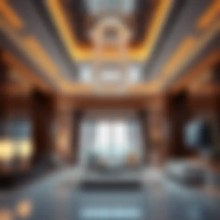 Interior of a luxurious Binghatti residential project