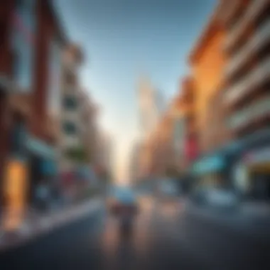 Street view of Deira with modern infrastructure and vibrant atmosphere
