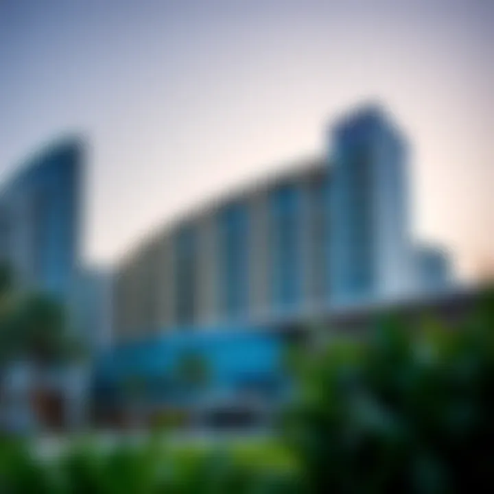 Commercial hub featuring modern Emaar architecture