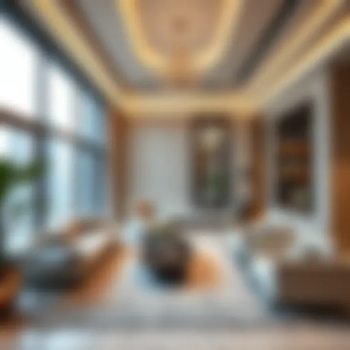 Luxurious interiors of a residential Emaar property