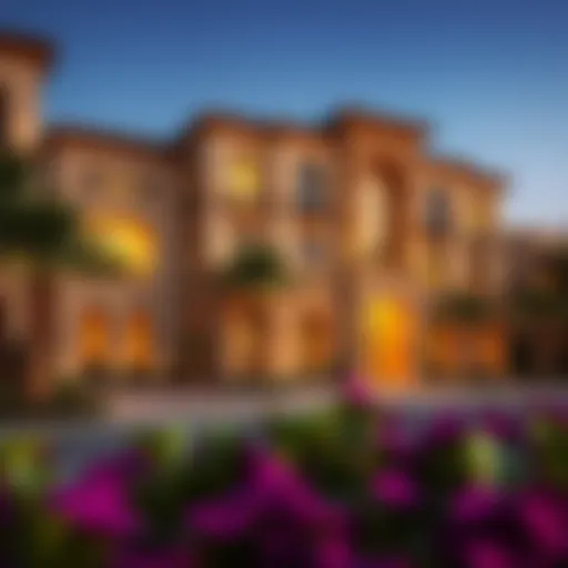 Luxurious exterior view of Acacia residences