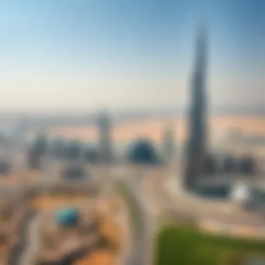 Aerial Perspective of مدينة بدر Aerial view of مدينة بدر Dubai showcasing its modern landscape
