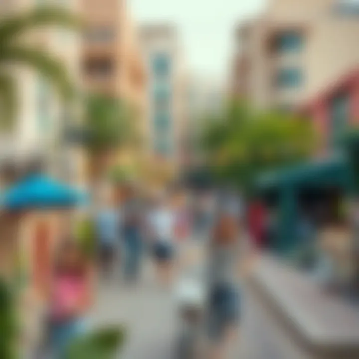 Vibrant community atmosphere surrounding Deyaar Noor Midtown