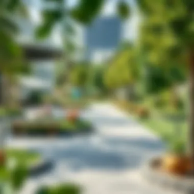 Sustainable Outdoor Areas Green spaces and recreational areas in EDI Academic City