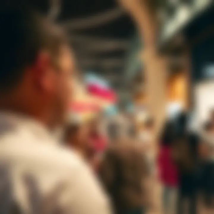 Visitors engaging in community events inside كبتل مول