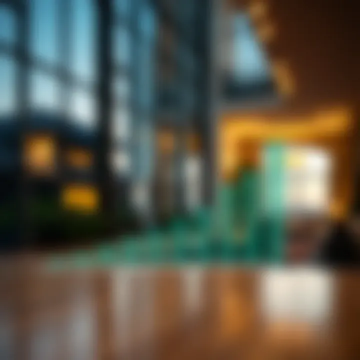 Graph depicting market trends and investment potential in reportage properties
