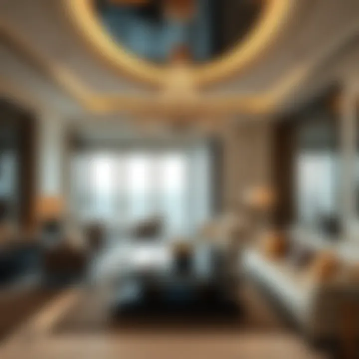 Interior design showcasing luxury and elegance within Sparkle Towers