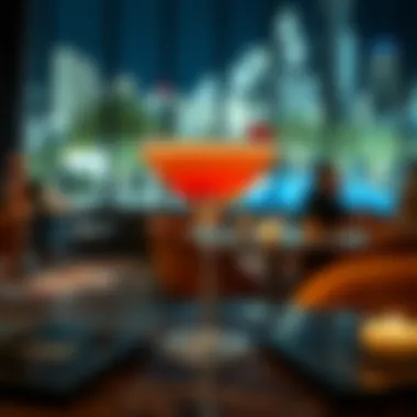 Signature cocktails served in an elegant glass