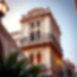 A panoramic view of Dubai's oldest building showcasing its architectural details