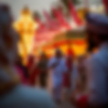 Vibrant cultural festival celebrating Emirati traditions