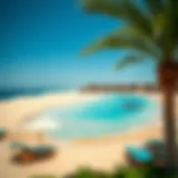 A serene view of Kite Beach showcasing the crystal clear waters and golden sands
