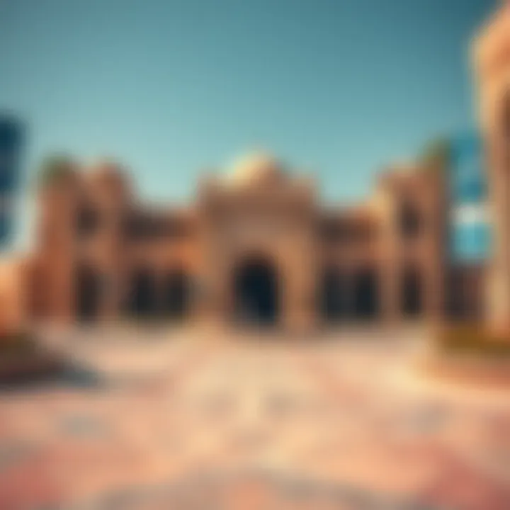 Historic landmarks in Nad Al Sheba representing the neighborhood's rich culture