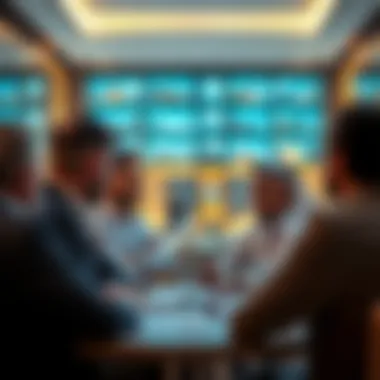 Strategic Discussions Among Real Estate Investors Investors engaging in real estate discussions