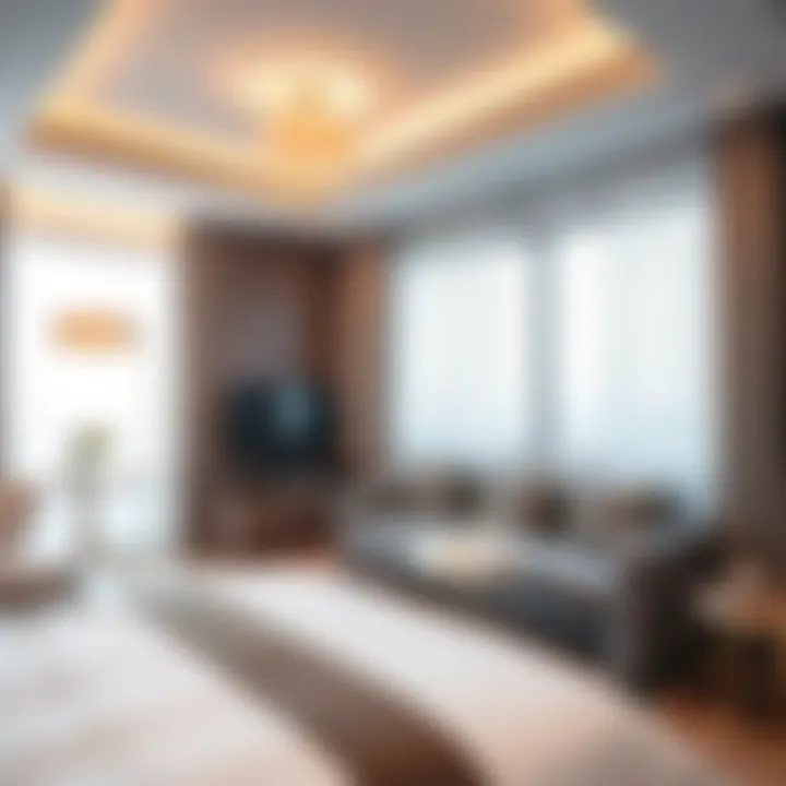 Comfortable suite interior design