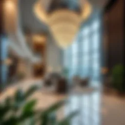 Luxurious lobby at Staybridge Suites Internet City