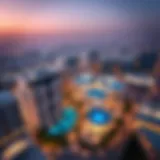 Aerial view of خوانيج لاست showcasing modern architecture